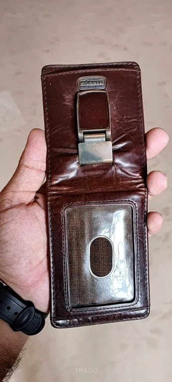 Vintage Fossil Money Clip Wallet for Sale in Karachi