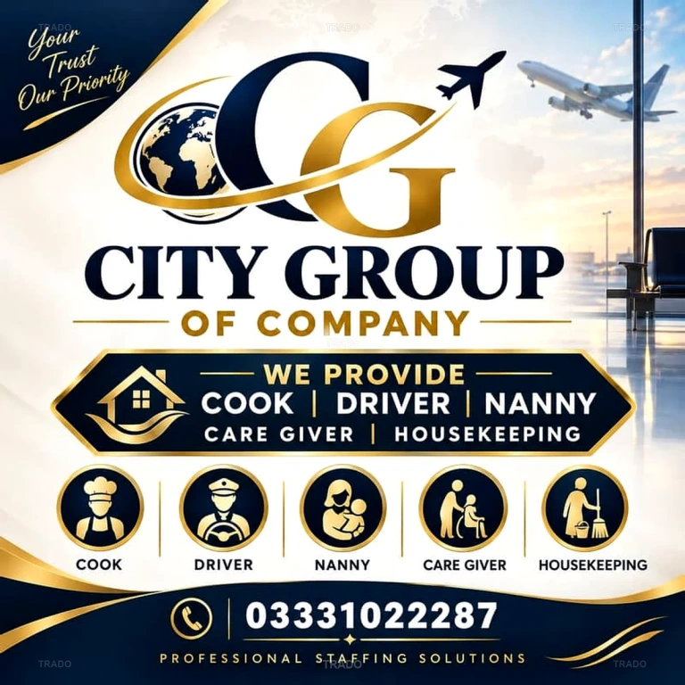 Maids, Baby Sitter, Cook, Driver, Attendent Etc in Karachi