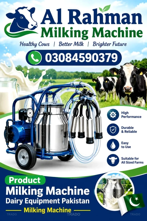Singal Cluster Milking Machine Cluster for Sale in Lahore