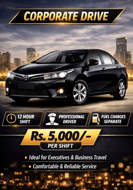 Corporate Ride 12 Hours Shift in Karachi