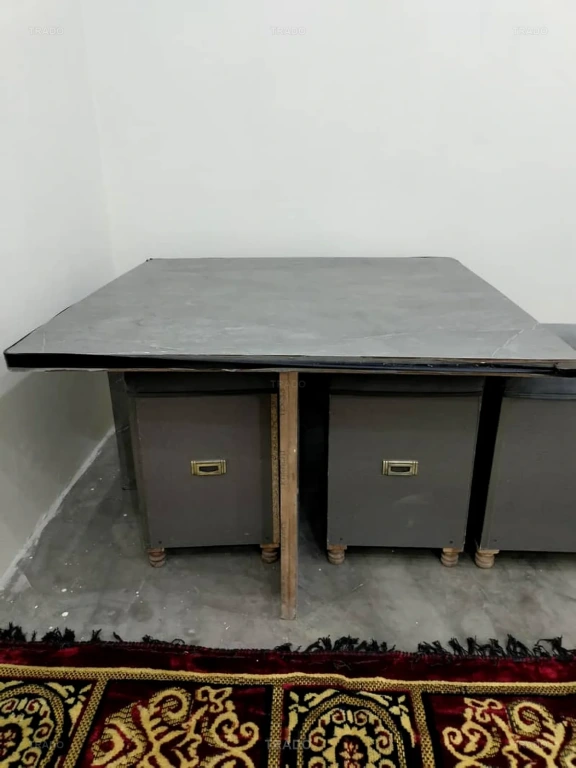 Wood Table With Stools for Sale in Lahore