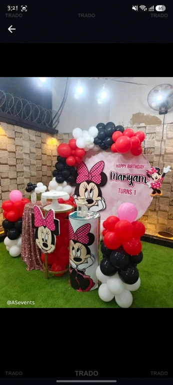 Minnie Mouse Theem Birthday (Brand New) for Sale in Karachi