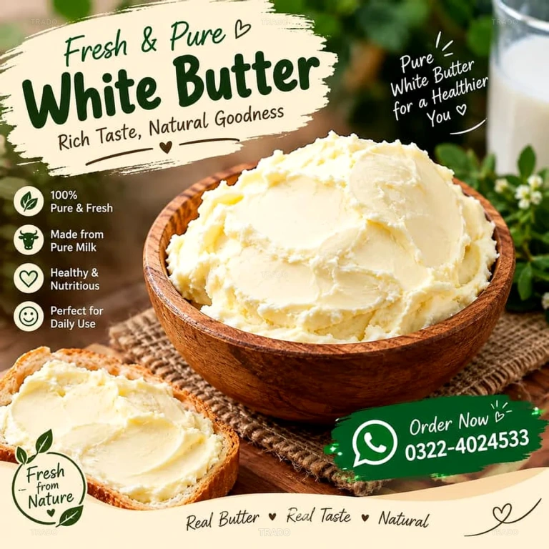 Fresh Homemade Desi Ghee or Butter in Lahore