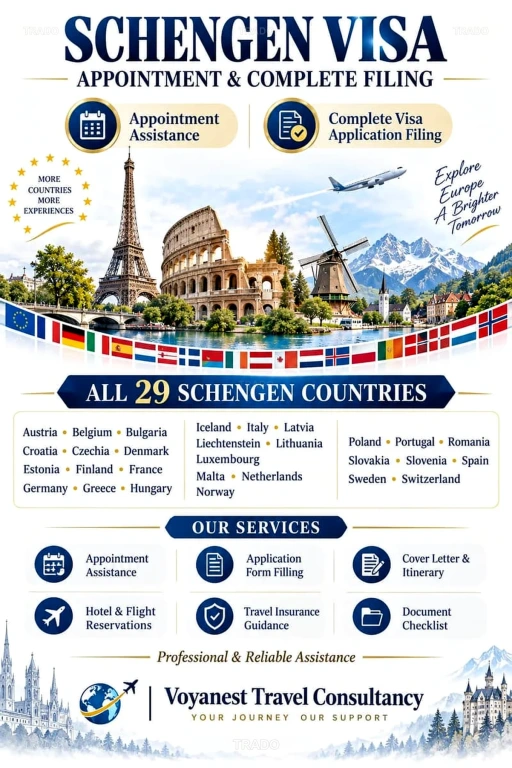 Schengen Visa Appointments in Lahore