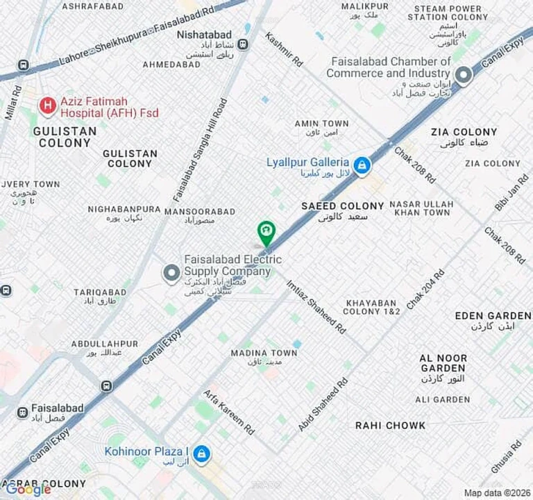 Commercial Plot for Rent in Canal Road, Faisalabad