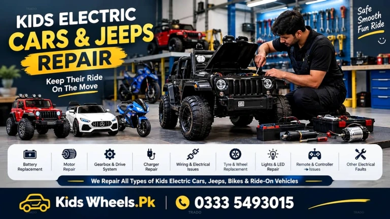 Kids Electric Cars Repairing in Rawalpindi